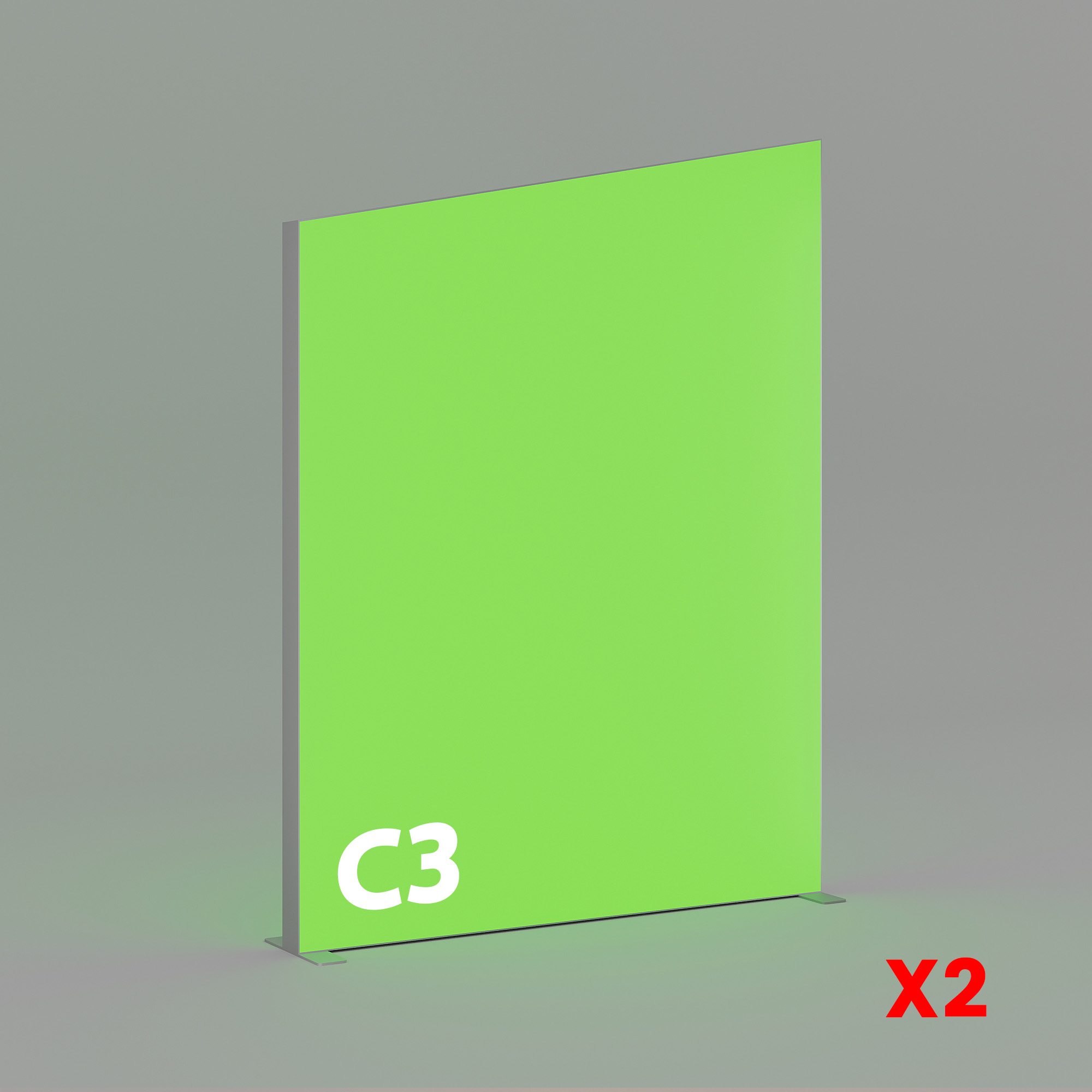 20ftx10ft 120mm SEG Lightbox Exhibtion Booth Solution 203 R1(G3A1C3C3A1G3)