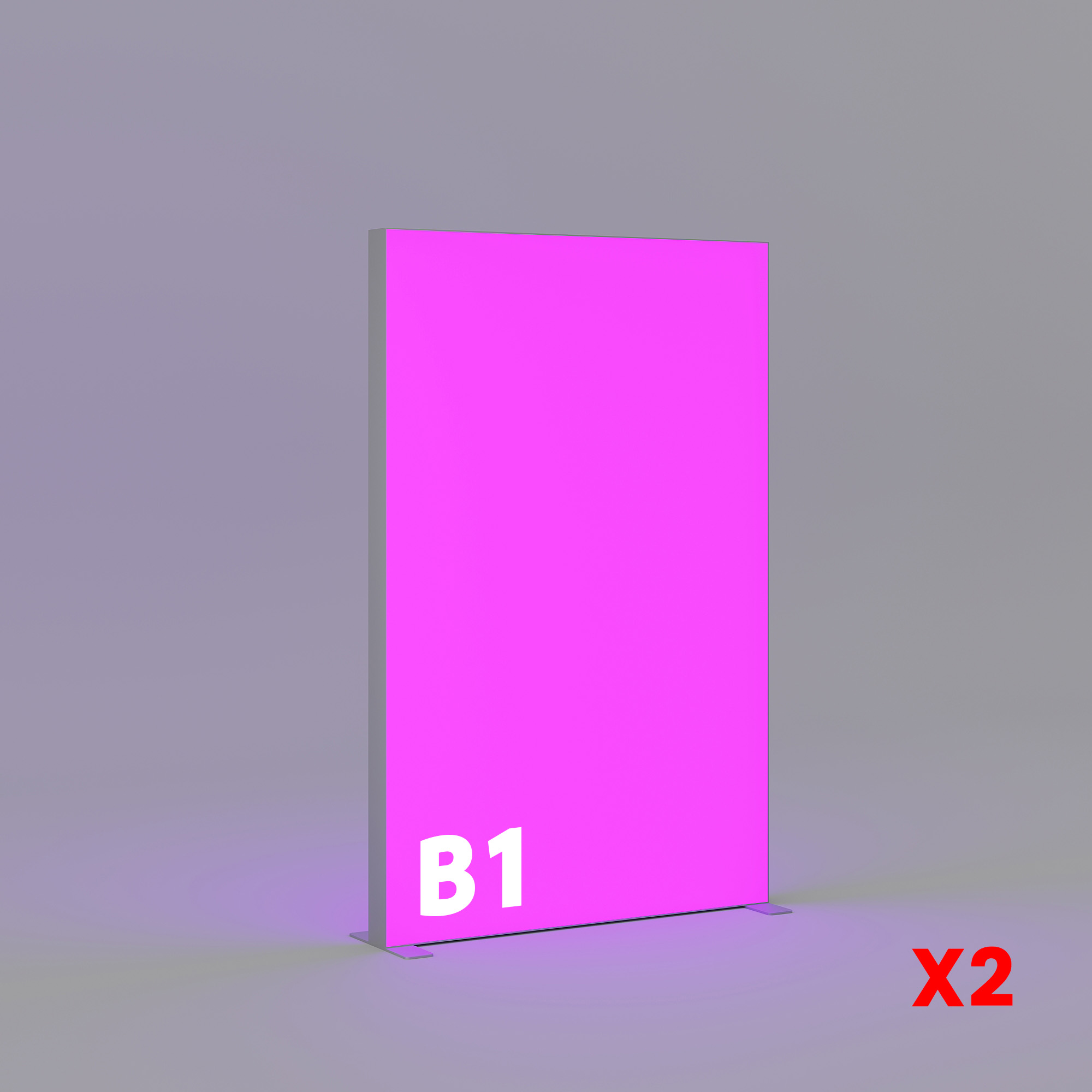 10ftx10ft 120mm SEG Lightbox Exhibtion Booth Solution 105 R1(B3B1B1B3)