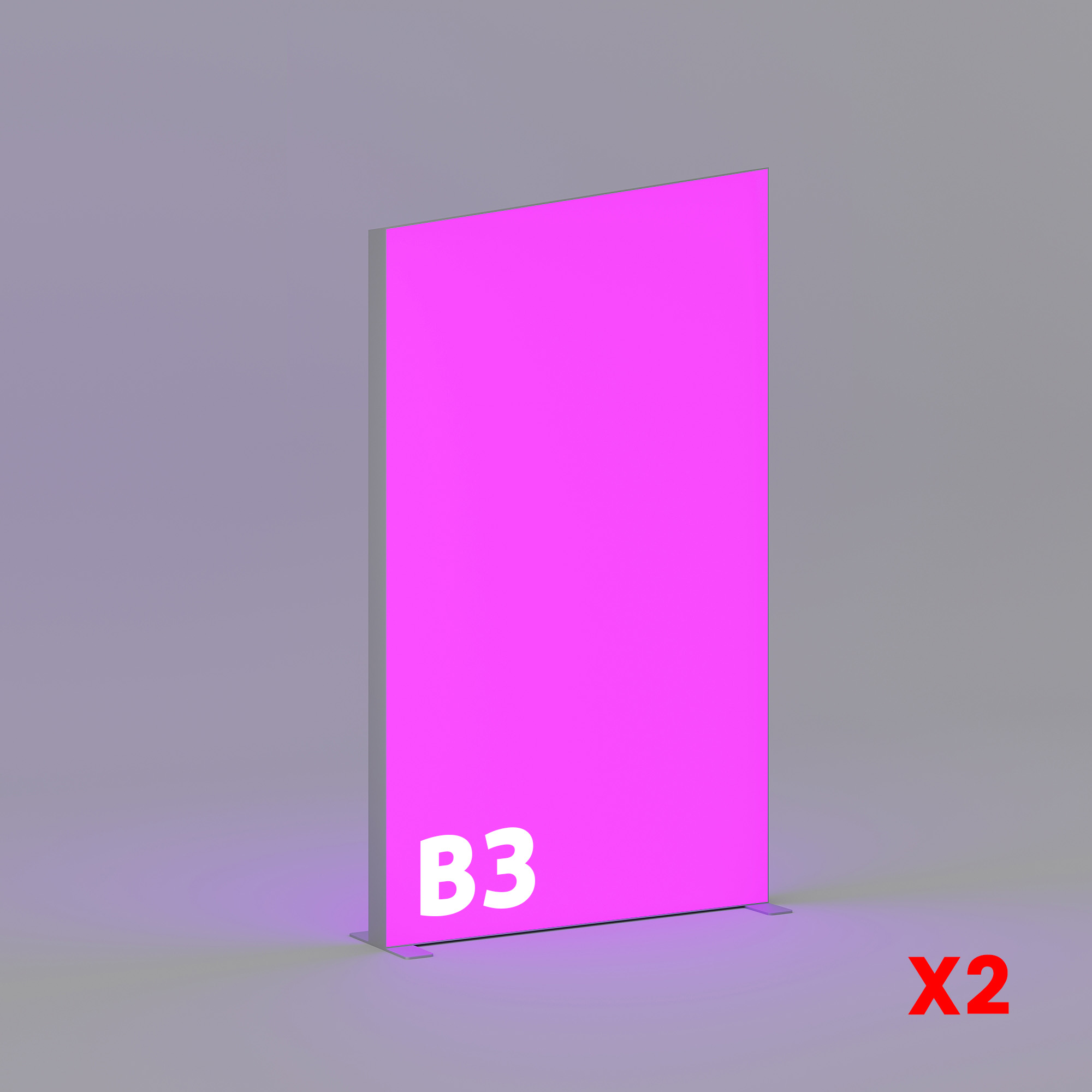 10ftx10ft 120mm SEG Lightbox Exhibtion Booth Solution 105 R1(B3B1B1B3)