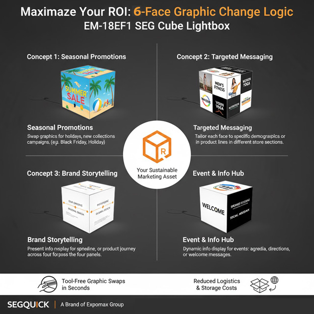 3D SEG Cube Lightbox System EM-18EF1 