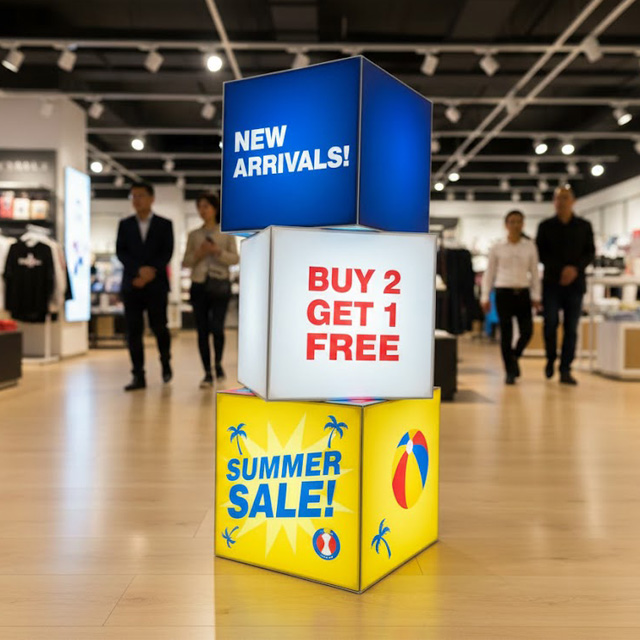 3D SEG Cube Lightbox System EM-18EF1 