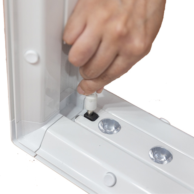 39.37" Wide 120mm SEGQUICK ULTRA PVC/ ALU Lightweight Lightbox R2 