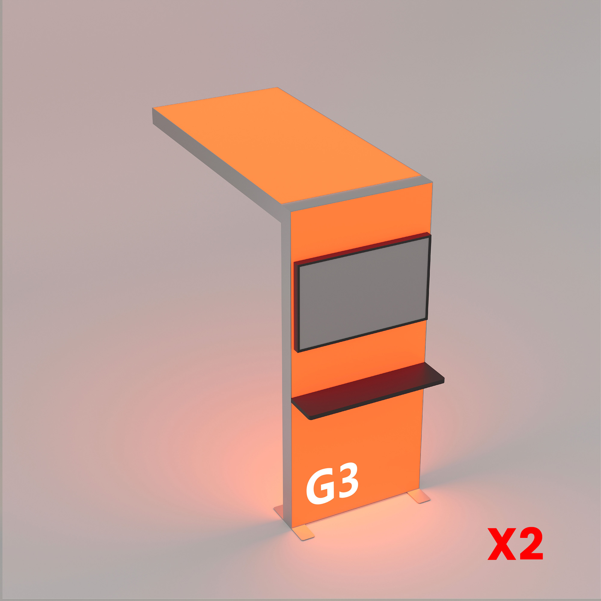 20ftx10ft 120mm SEG Lightbox Exhibtion Booth Solution 203 R1(G3A1C3C3A1G3)